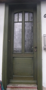 Schmale Haustür
